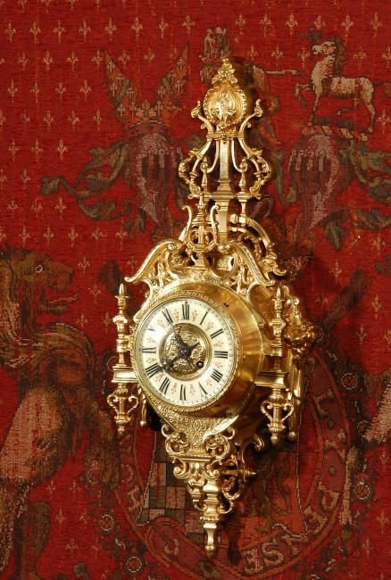 fig 2. Antique French Cartel Wall Clock
by Japy Freres, French - Circa 1880.